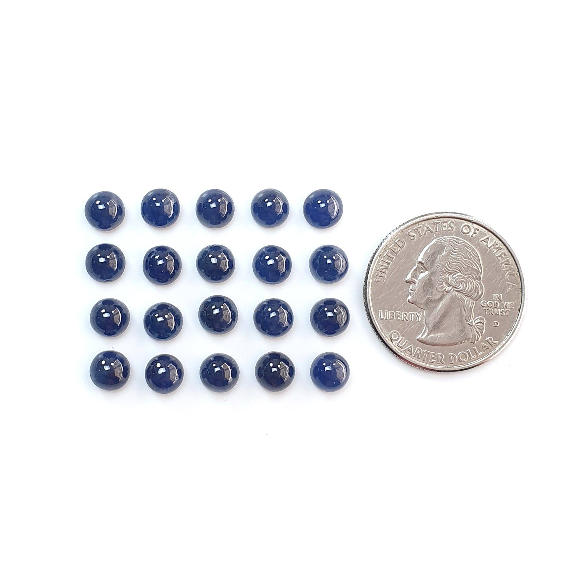 Saphir de forme ronde