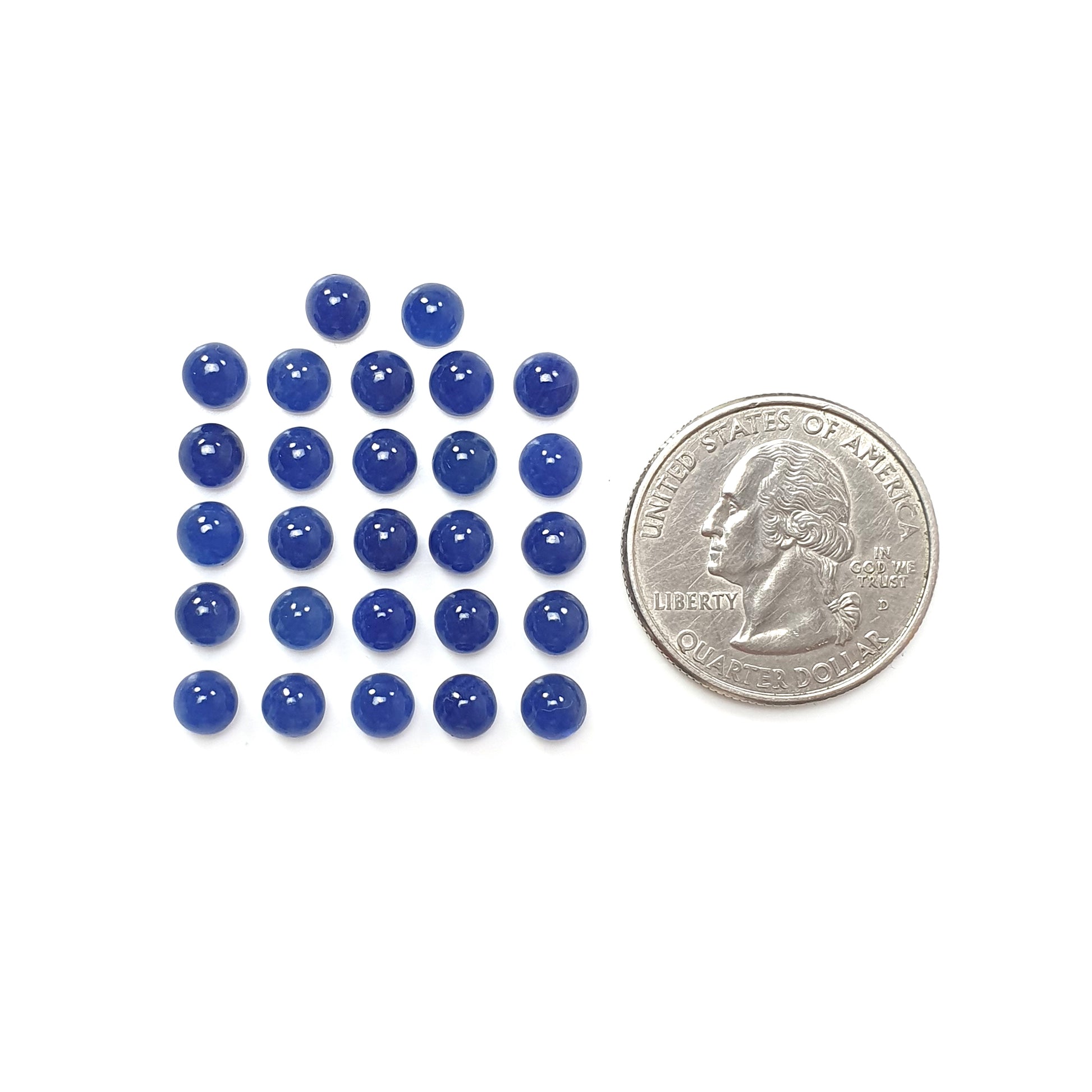 Saphir de forme ronde