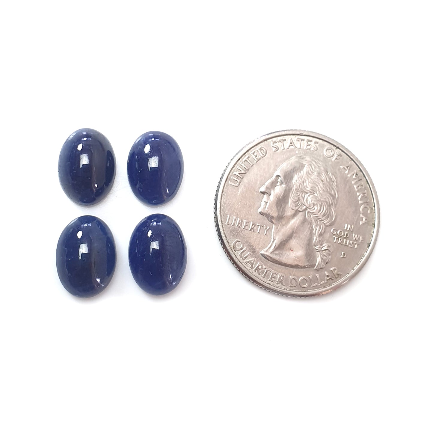 ブラックサファイア・カボション