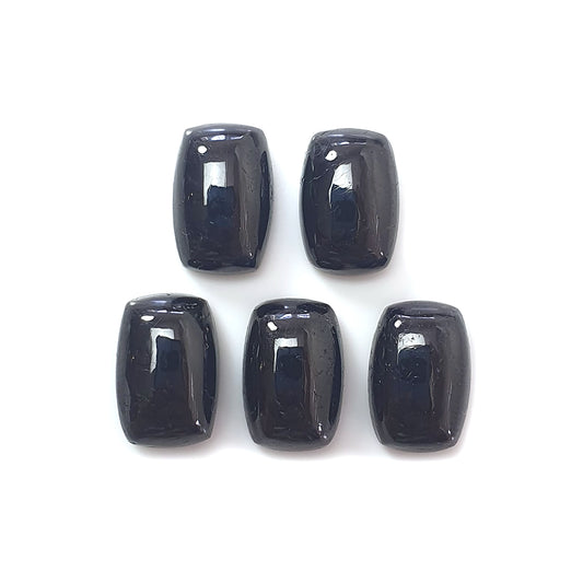 Black Sapphire Cushion Cabochon