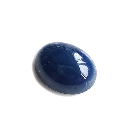 blue sapphire cabochon gemstone