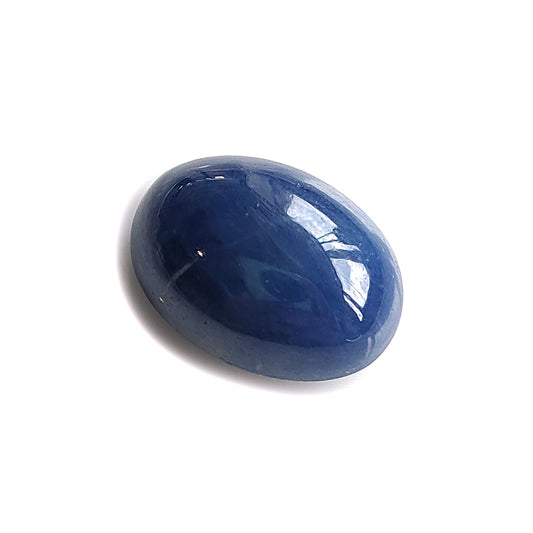 blue sapphire cabochon gemstone
