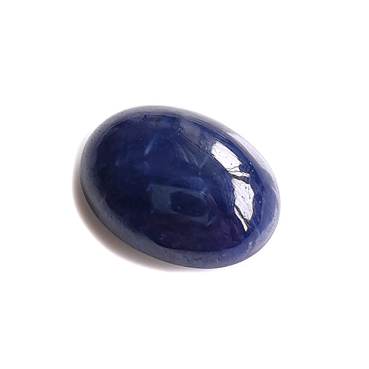 blue sapphire round cabochon gemstone