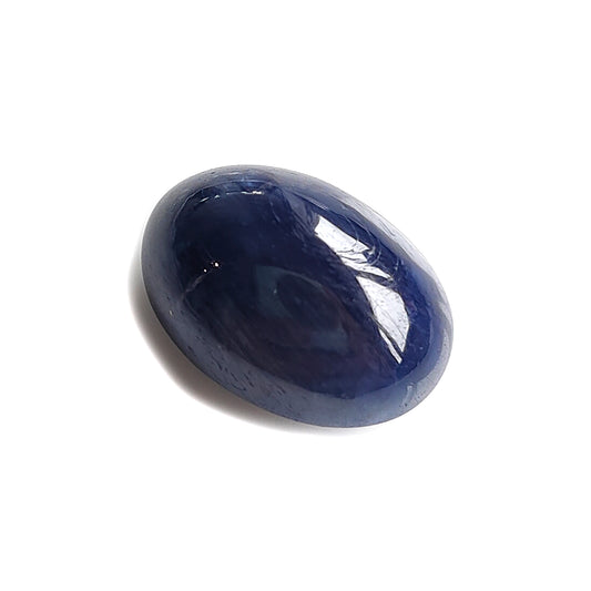 blue sapphire cabochon gemstone