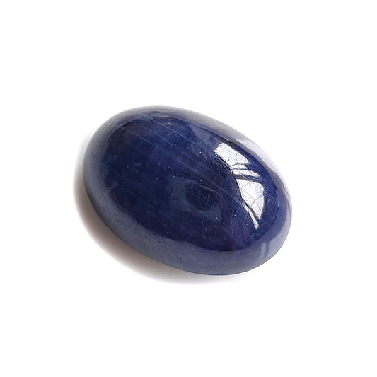 blue sapphire cabochon gemstone