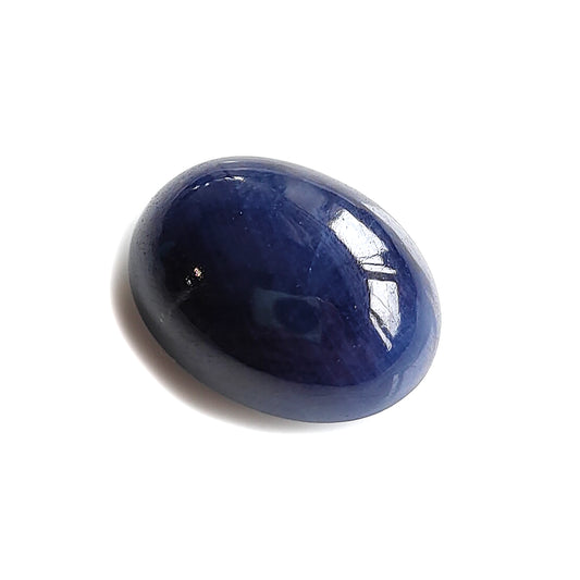 blue sapphire cabochon gemstone