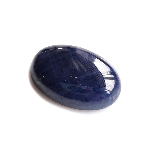 blue sapphire cabochon gemstone