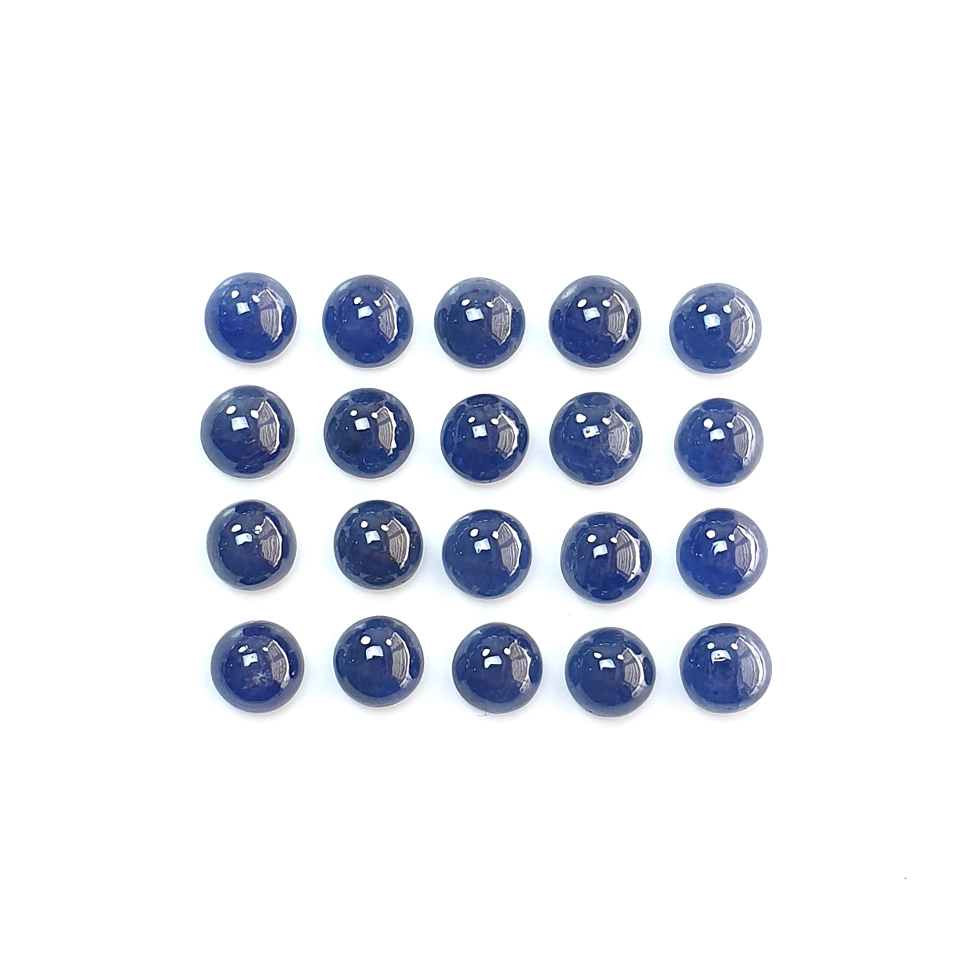 Cabochon saphir bleu