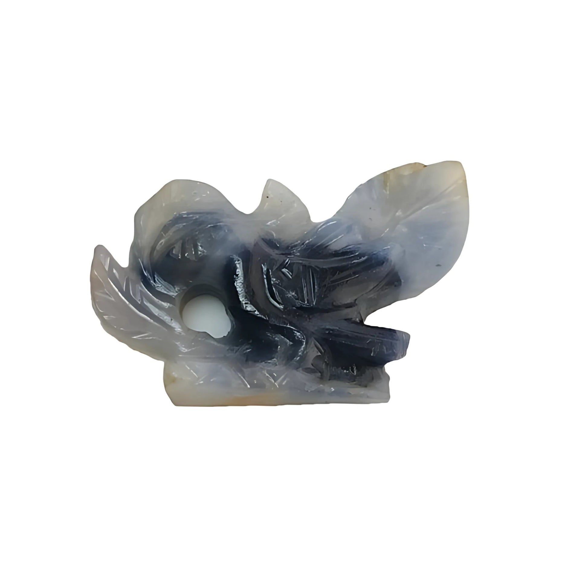 резьба по синему сапфиру