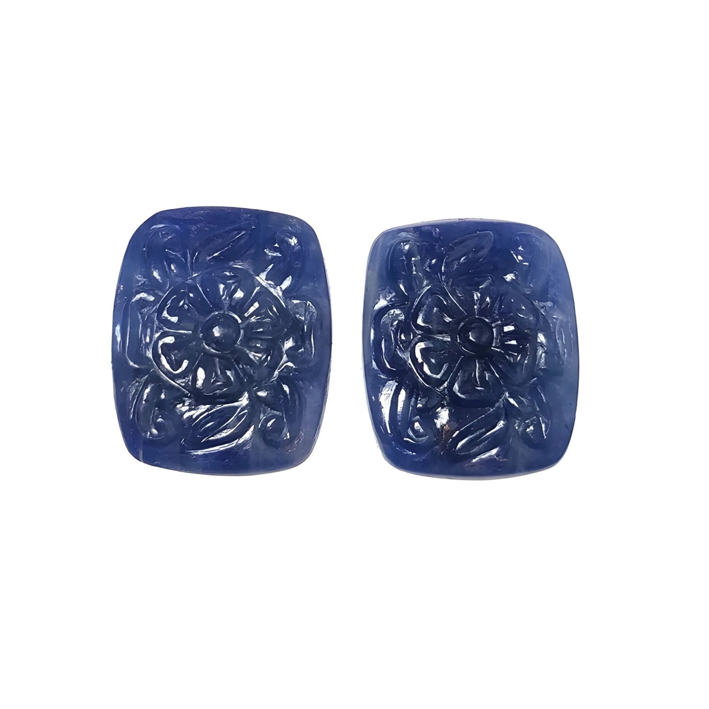 天然蓝宝石雕刻