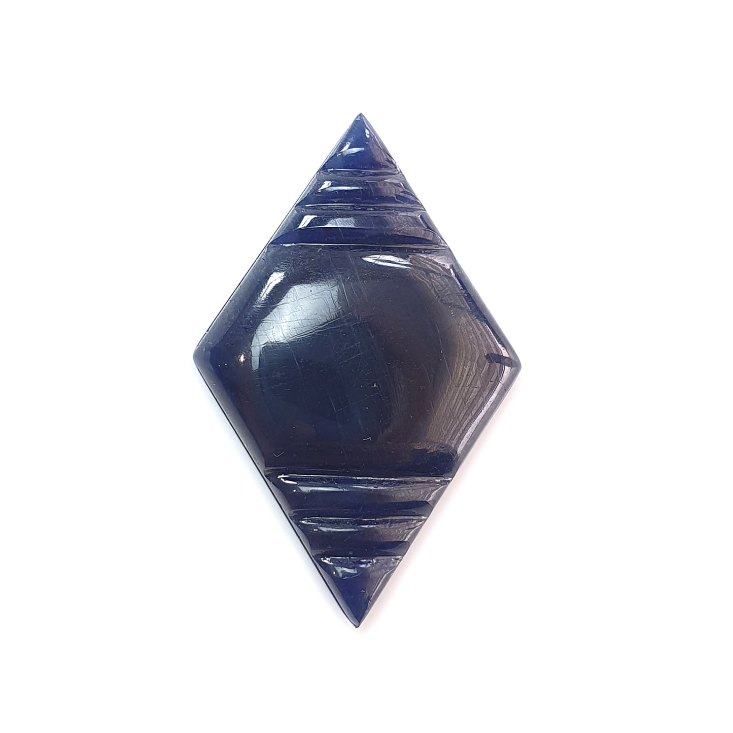 blue sapphire marquise carving