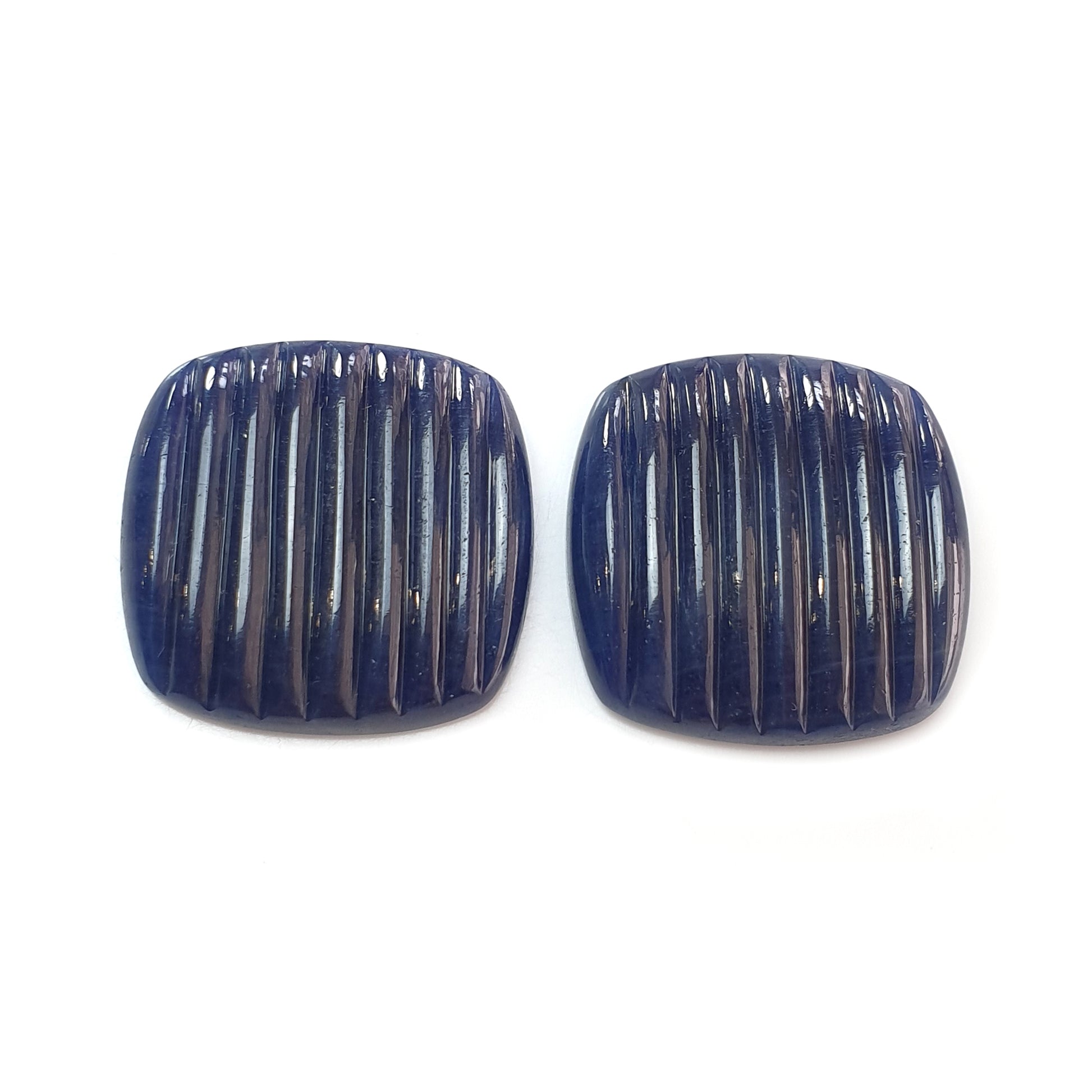 blue sapphire carving gemstone