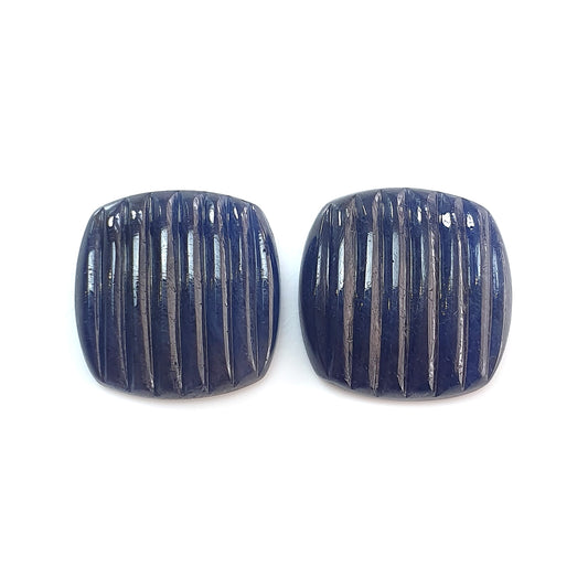 blue sapphire carving gemstone