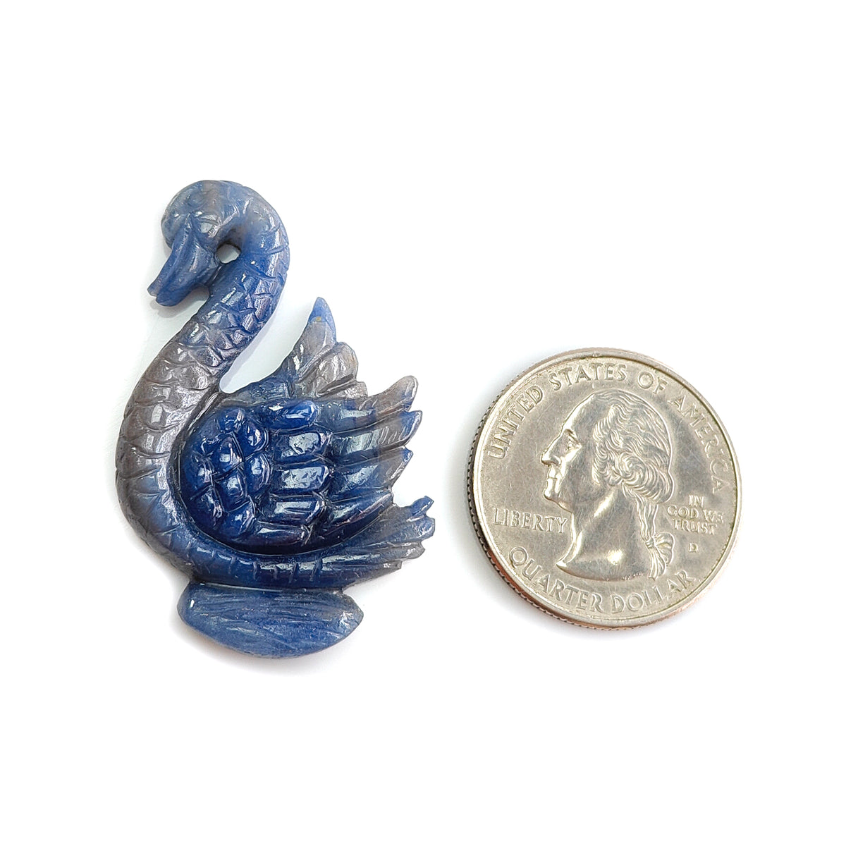 Statuetta in zaffiro blu