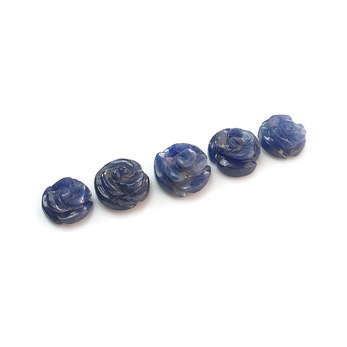blue sapphire carving gemstone
