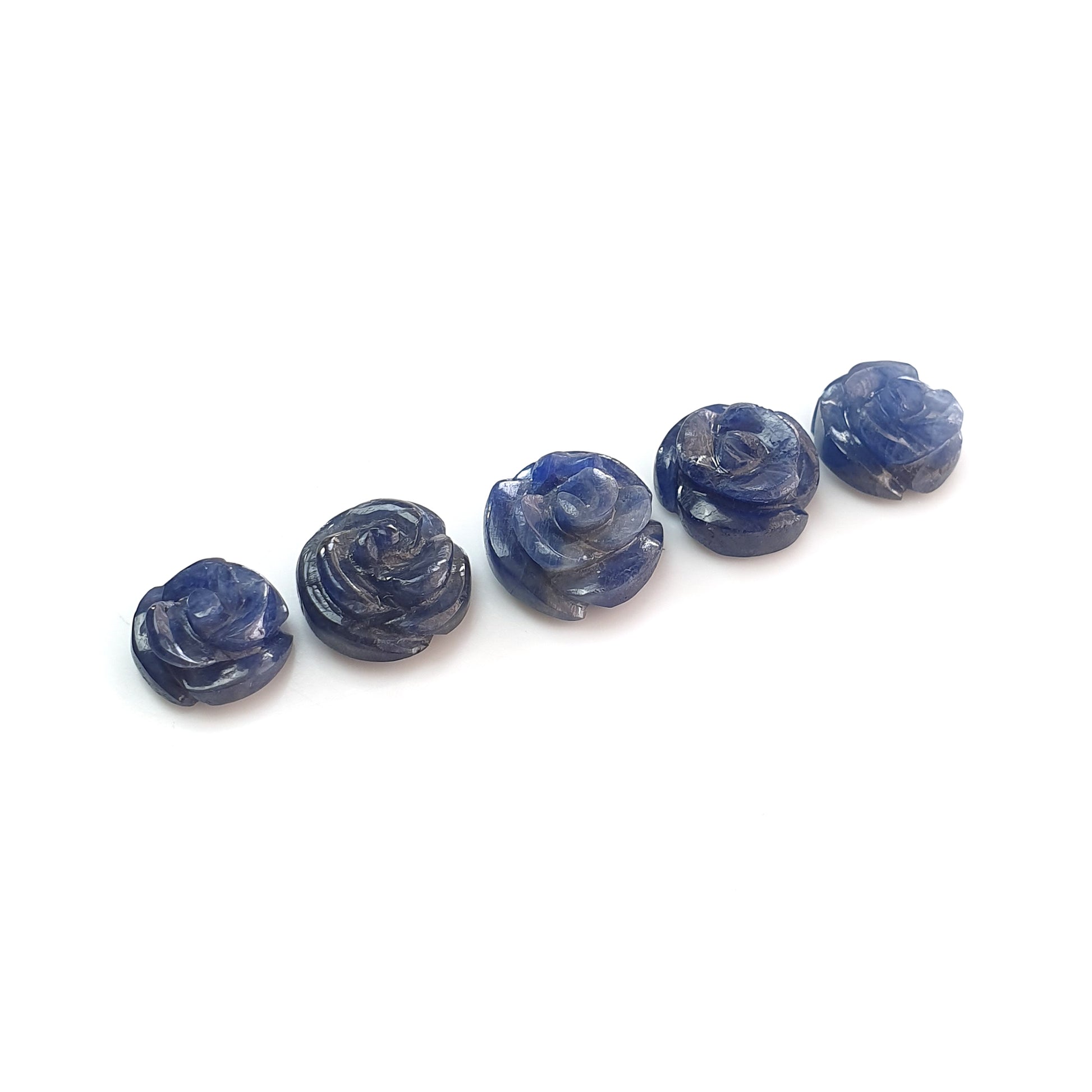blue sapphire carving gemstone