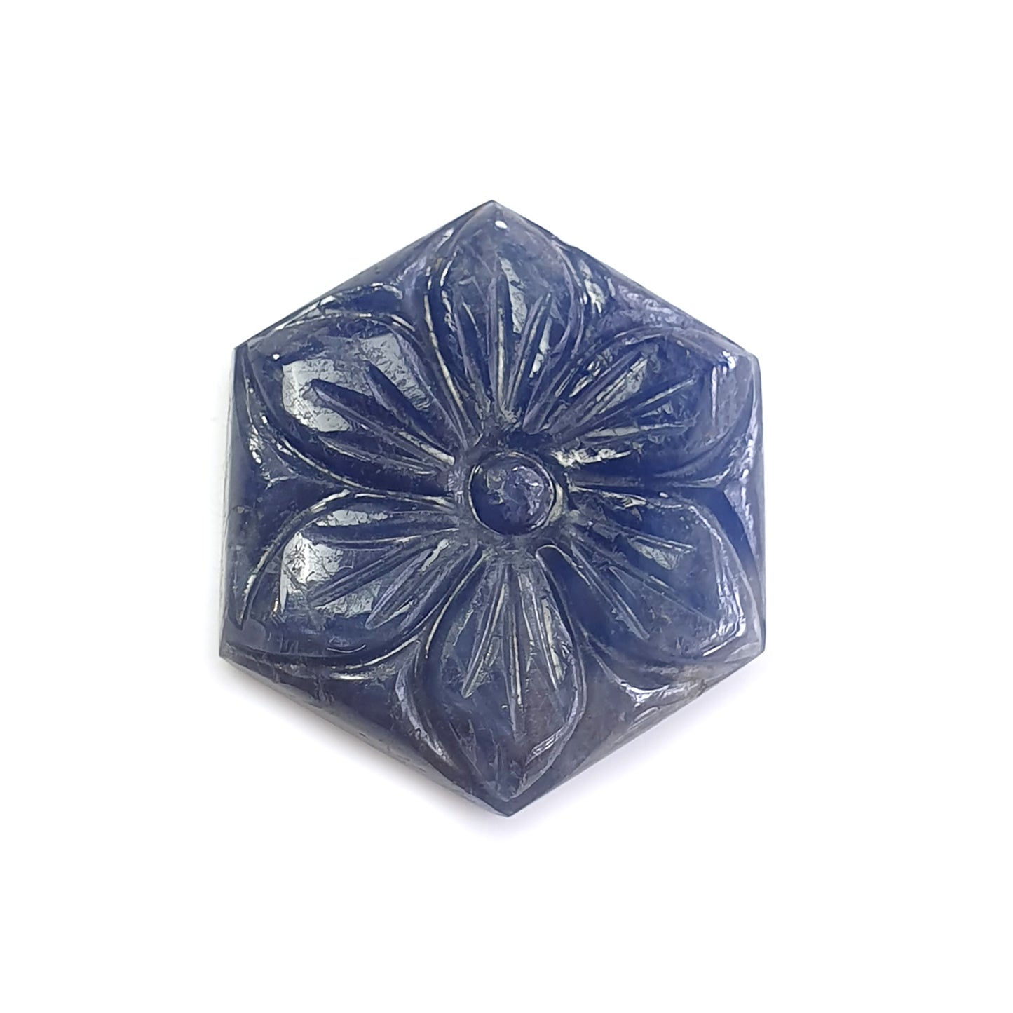 blue sapphire carving genmstone