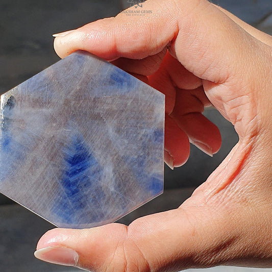 Blue Sapphire Trapiche