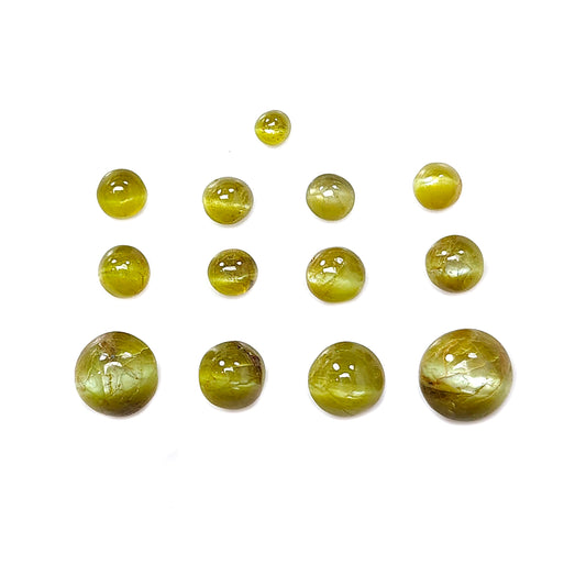 cat's eye round shape cabochon