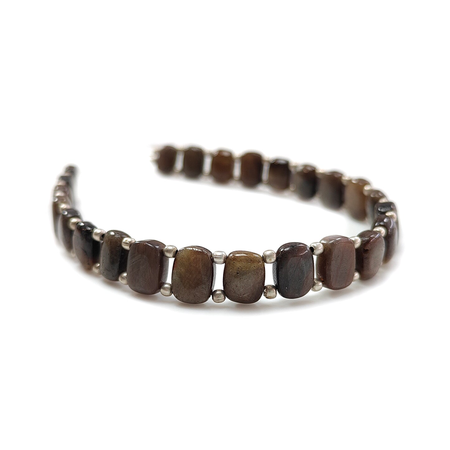 Chocolate Sapphire Plain Cushion Loose Beads