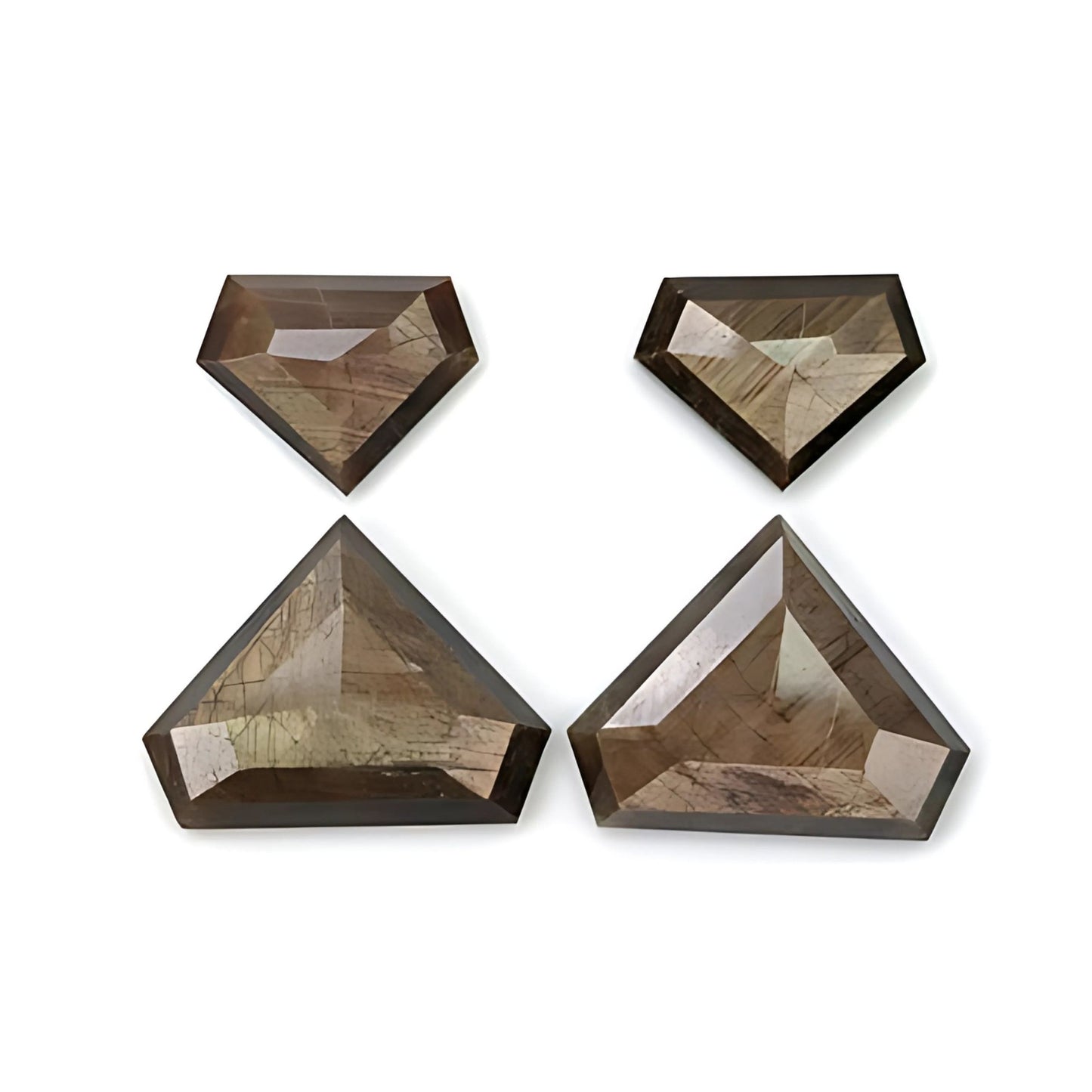 chocolate sapphire fancy step cut