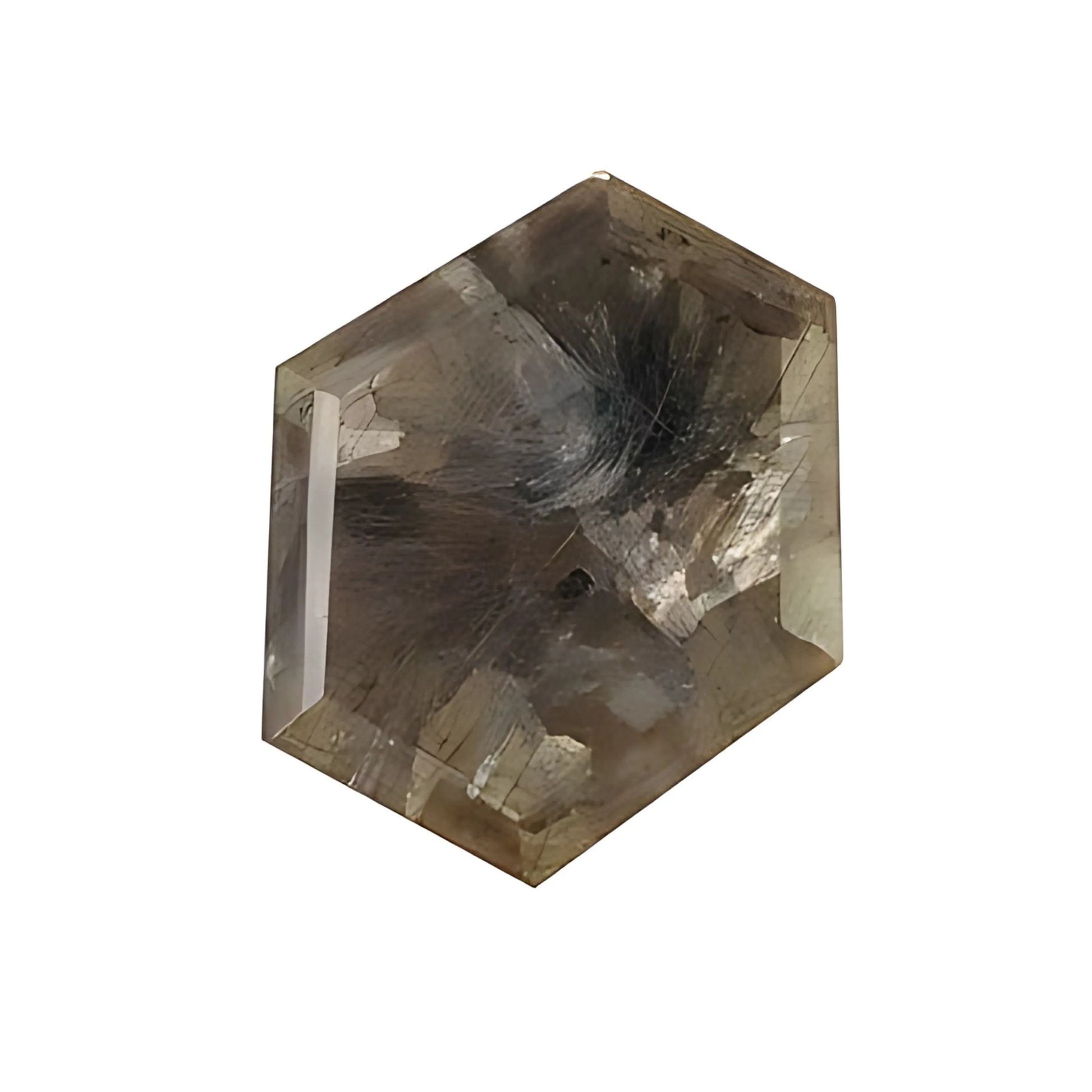 chocolate sapphire fancy faceted cut