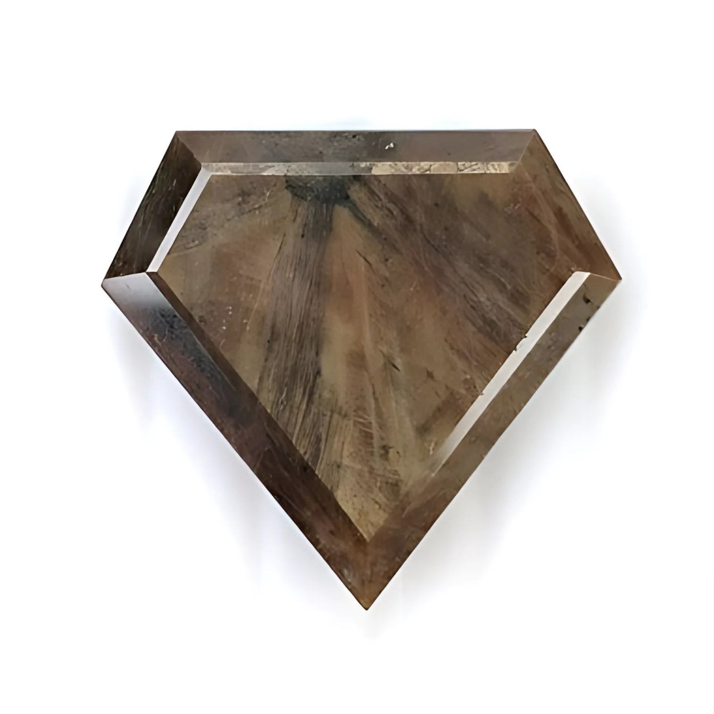 chocolate sapphire fancy faceted cut