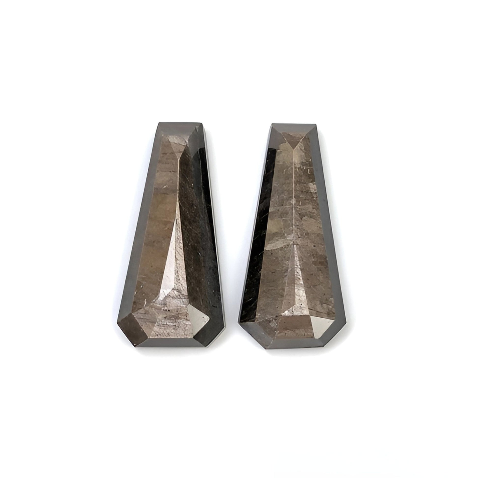 chocolate sapphire fancy step cut