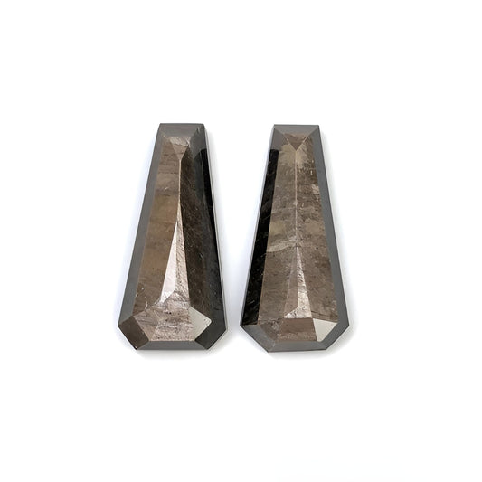 chocolate sapphire fancy step cut