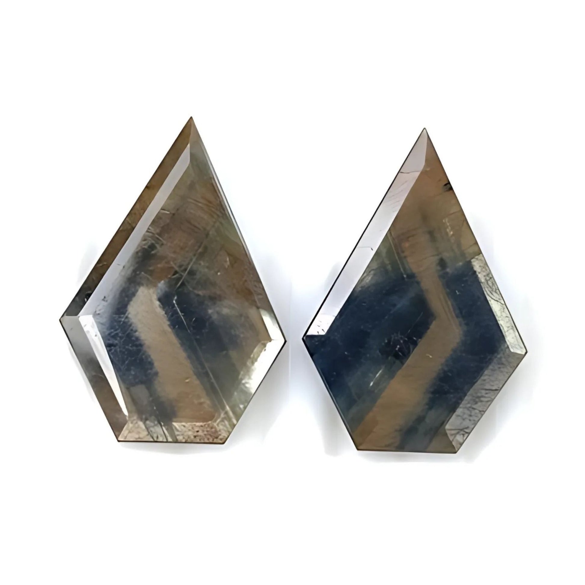 chocolate sapphire fancy faceted cut