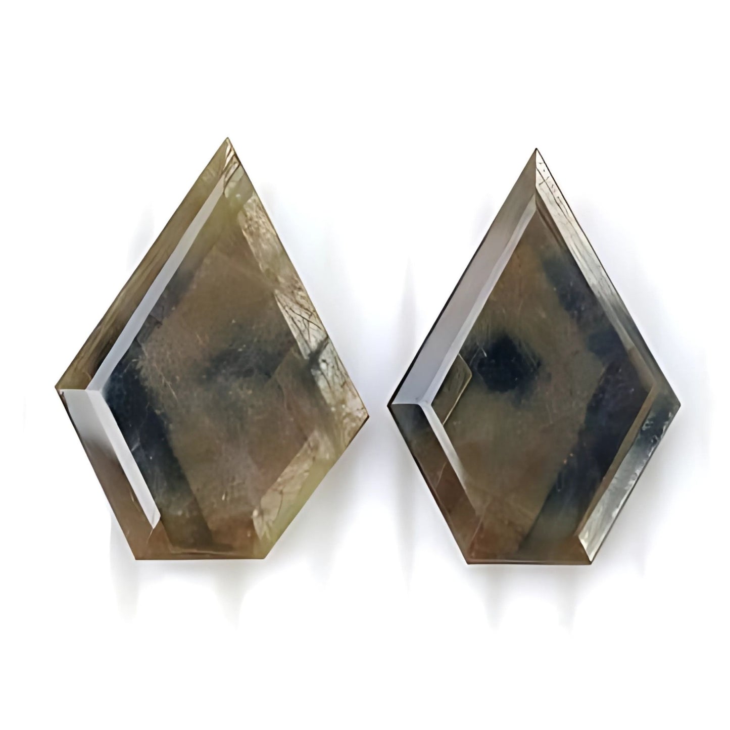 chocolate sapphire fancy faceted cut