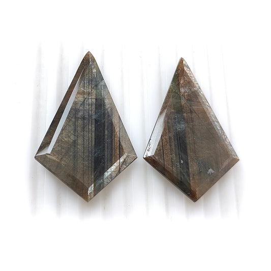 golden chocolate sapphire fancy faceted cut