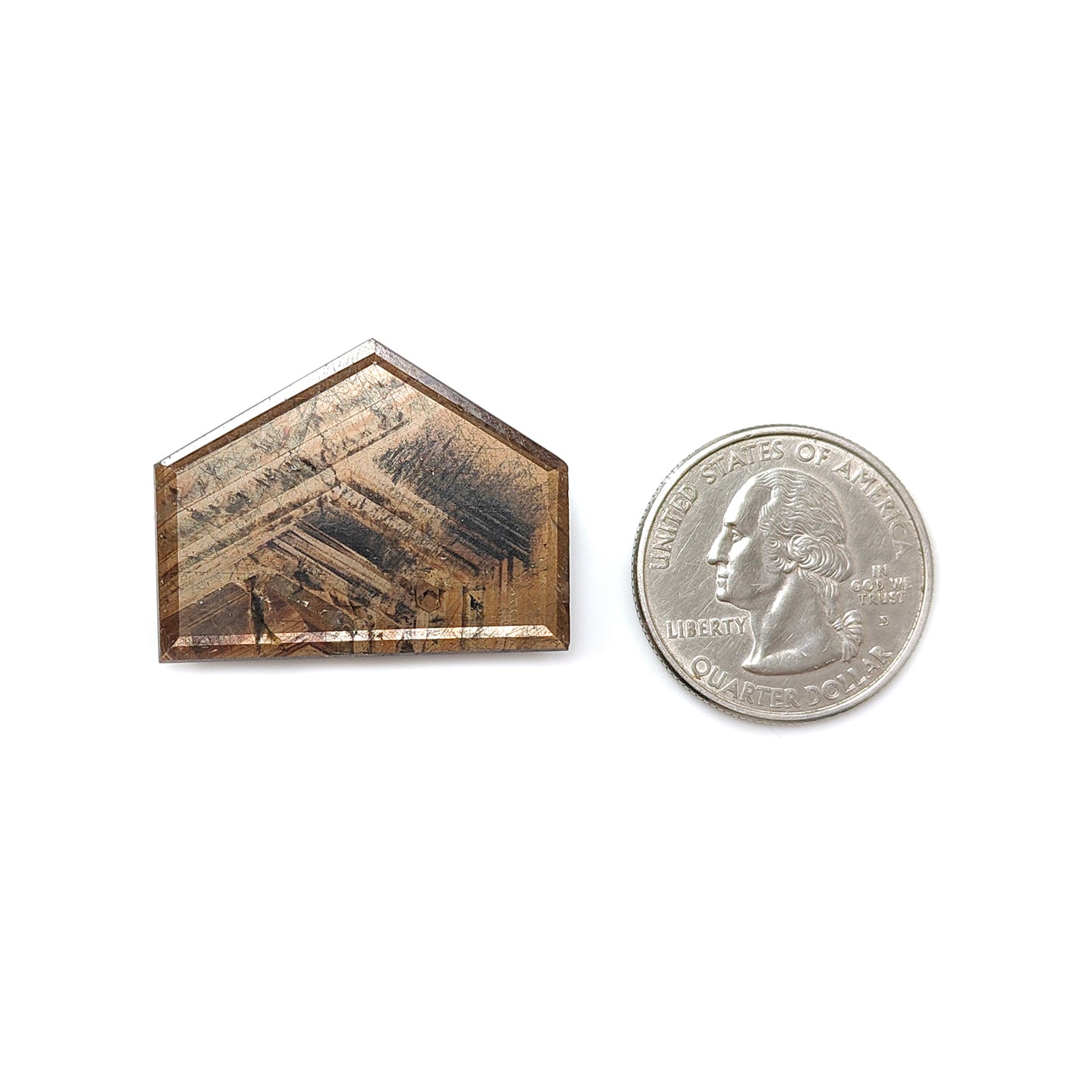 チョコレートサファイアファンシーファセットカット