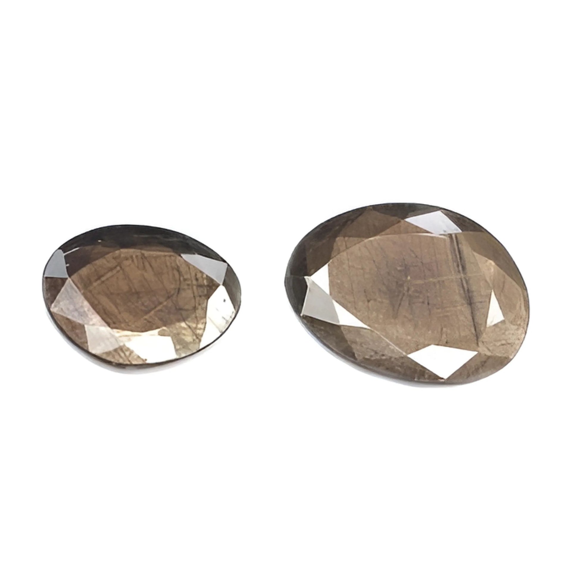 チョコレートサファイアファンシーファセットカット