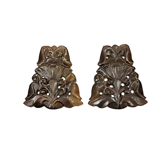 chocolate sapphire fancy carving