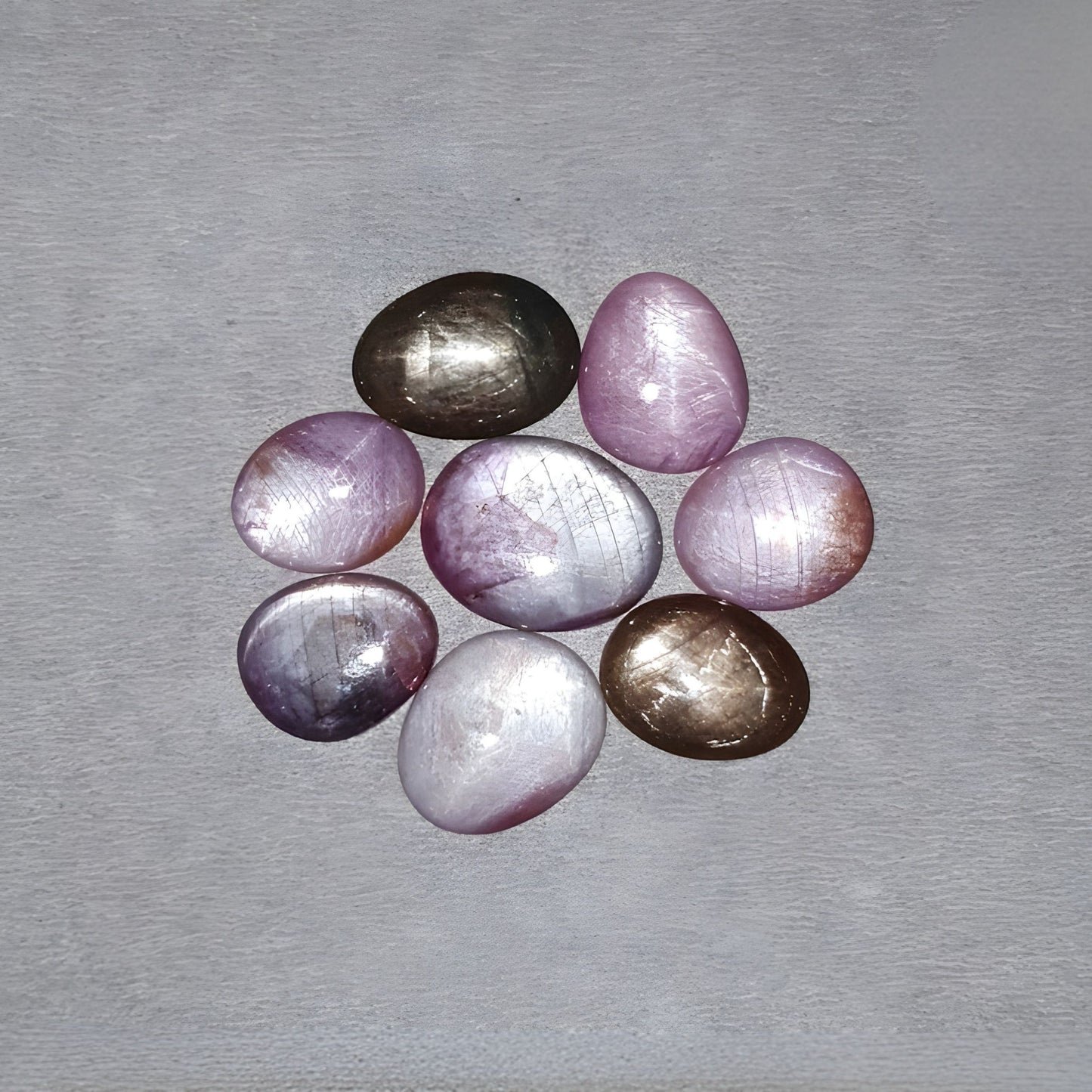 star ruby, sapphire cabochon gemstone