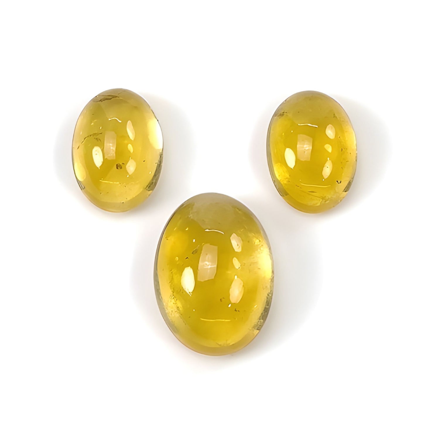 citrine cabochon gemstone