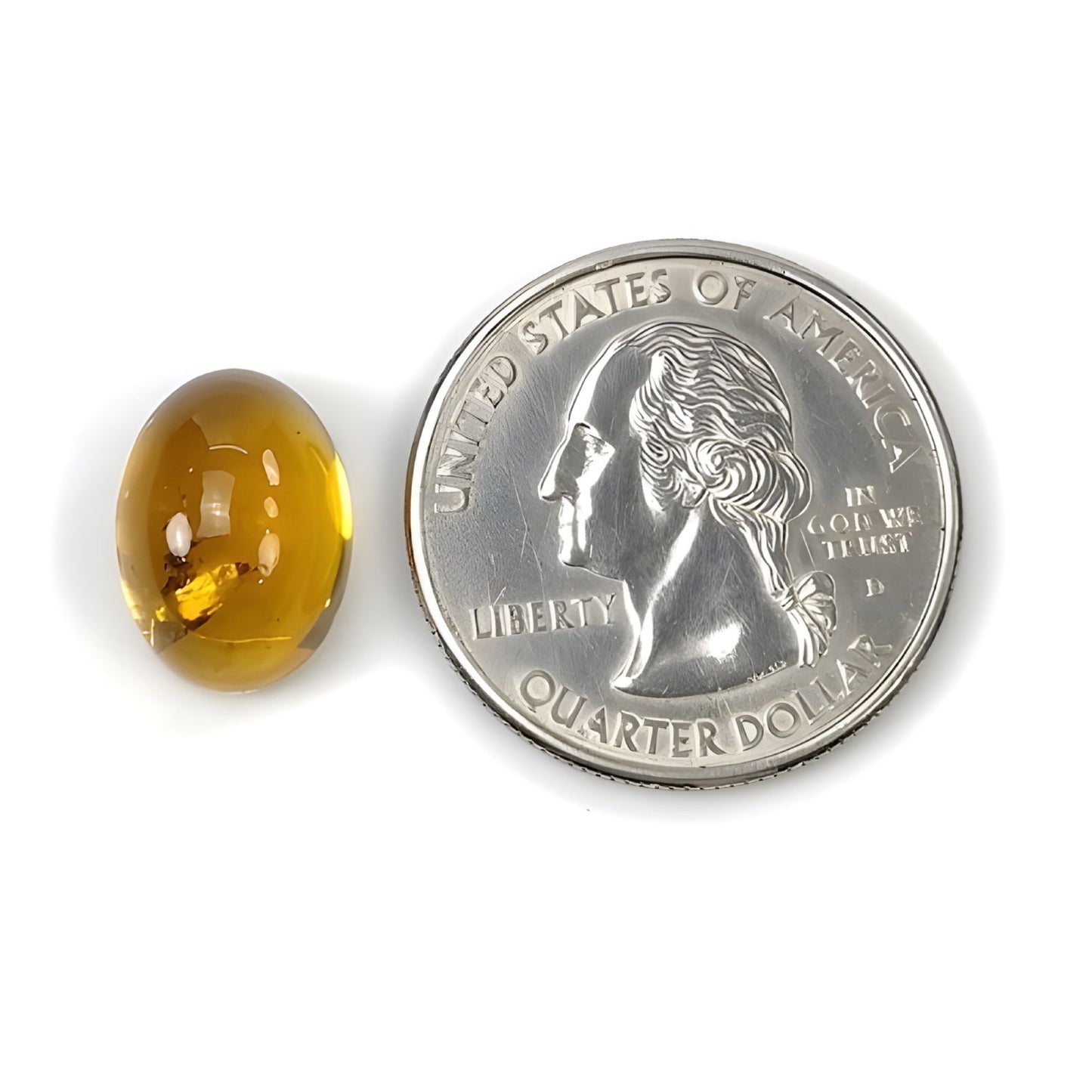 natürlicher unbehandelter Citrin