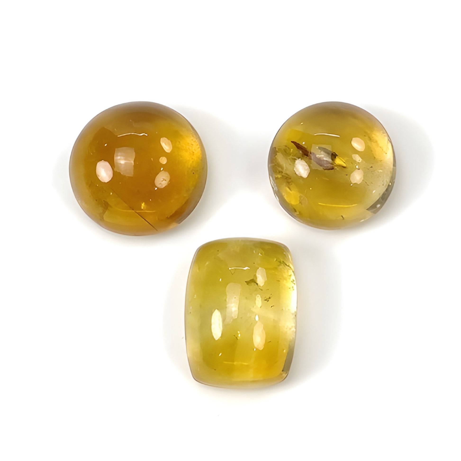 citrine cabochon gemstone