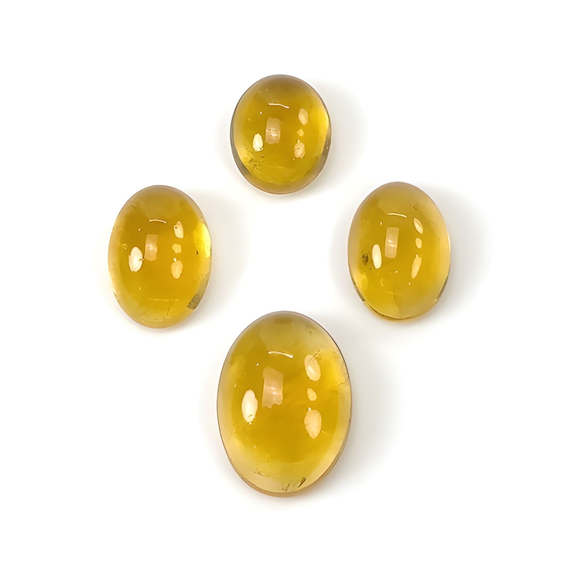 citrine cabochon gemstone