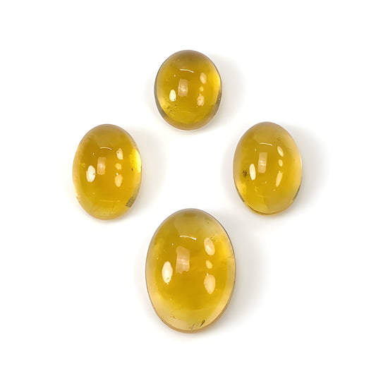 citrine cabochon gemstone