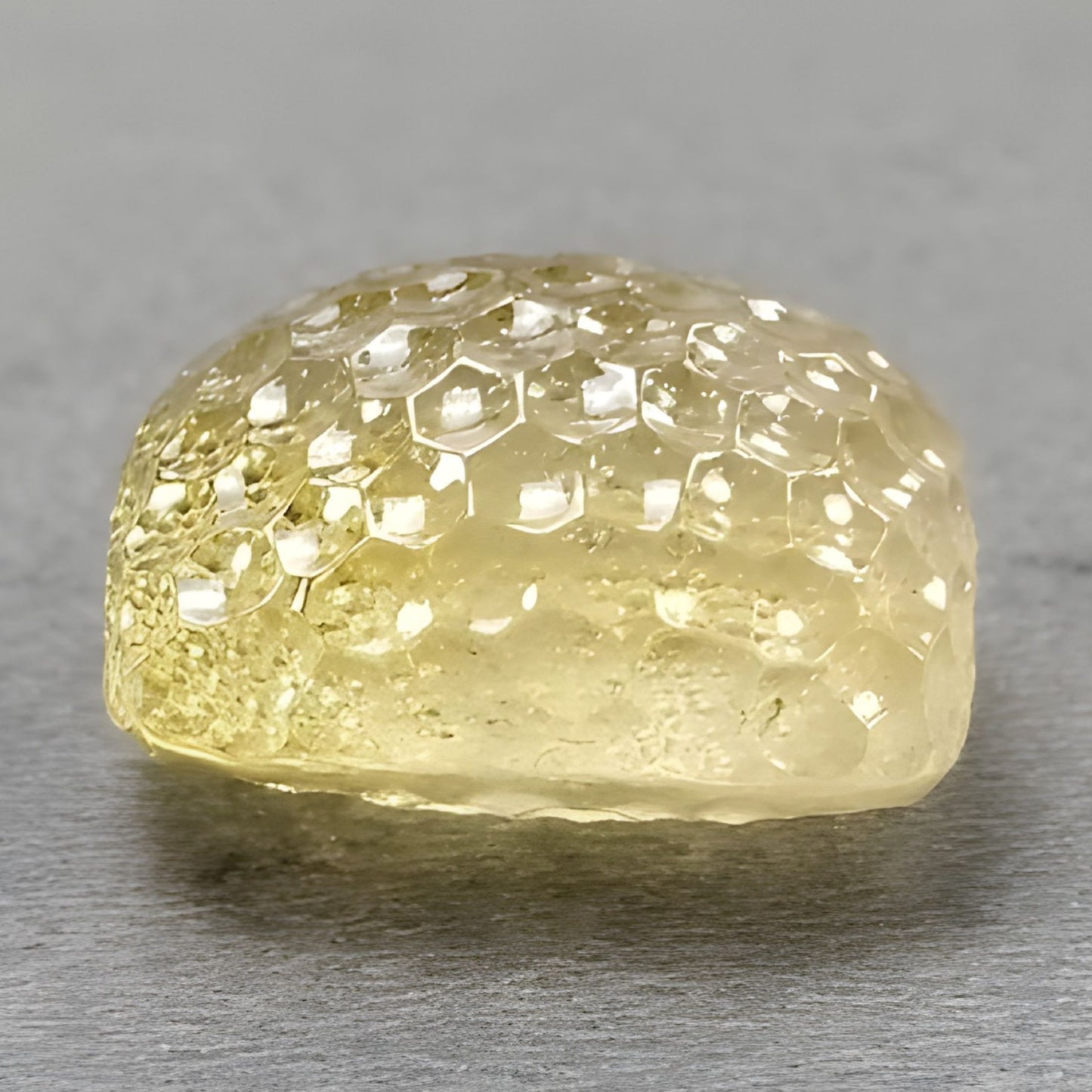 39.60cts Yellow Citrine Natural Untreated Carving Gemstone Cushion Shape