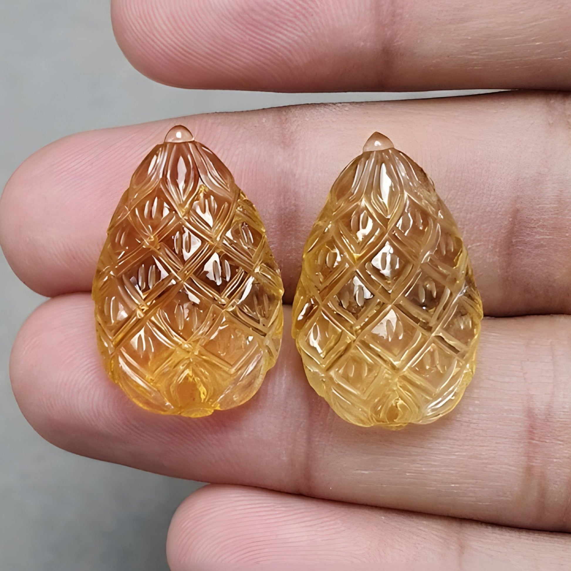 citrine carving gemstone