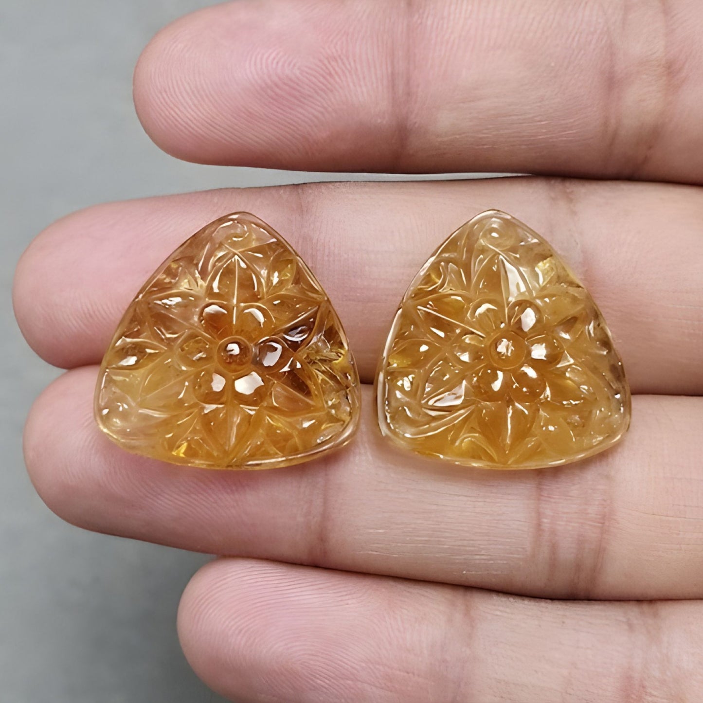 citrine carving gemstone