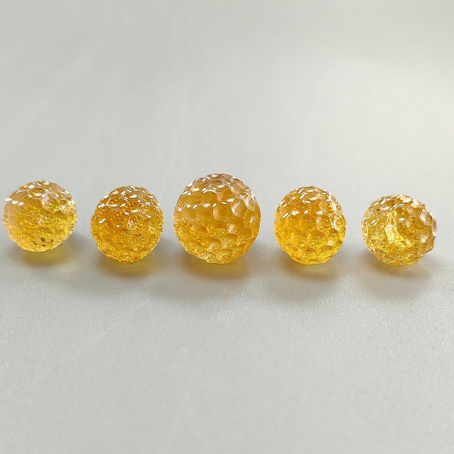 Citrine Gemstone Carving: 93.50cts Natural Untreated Yellow Citrine Hand Carved Teardrops Shape 18mm - 24mm 5pcs Set November Birthstone