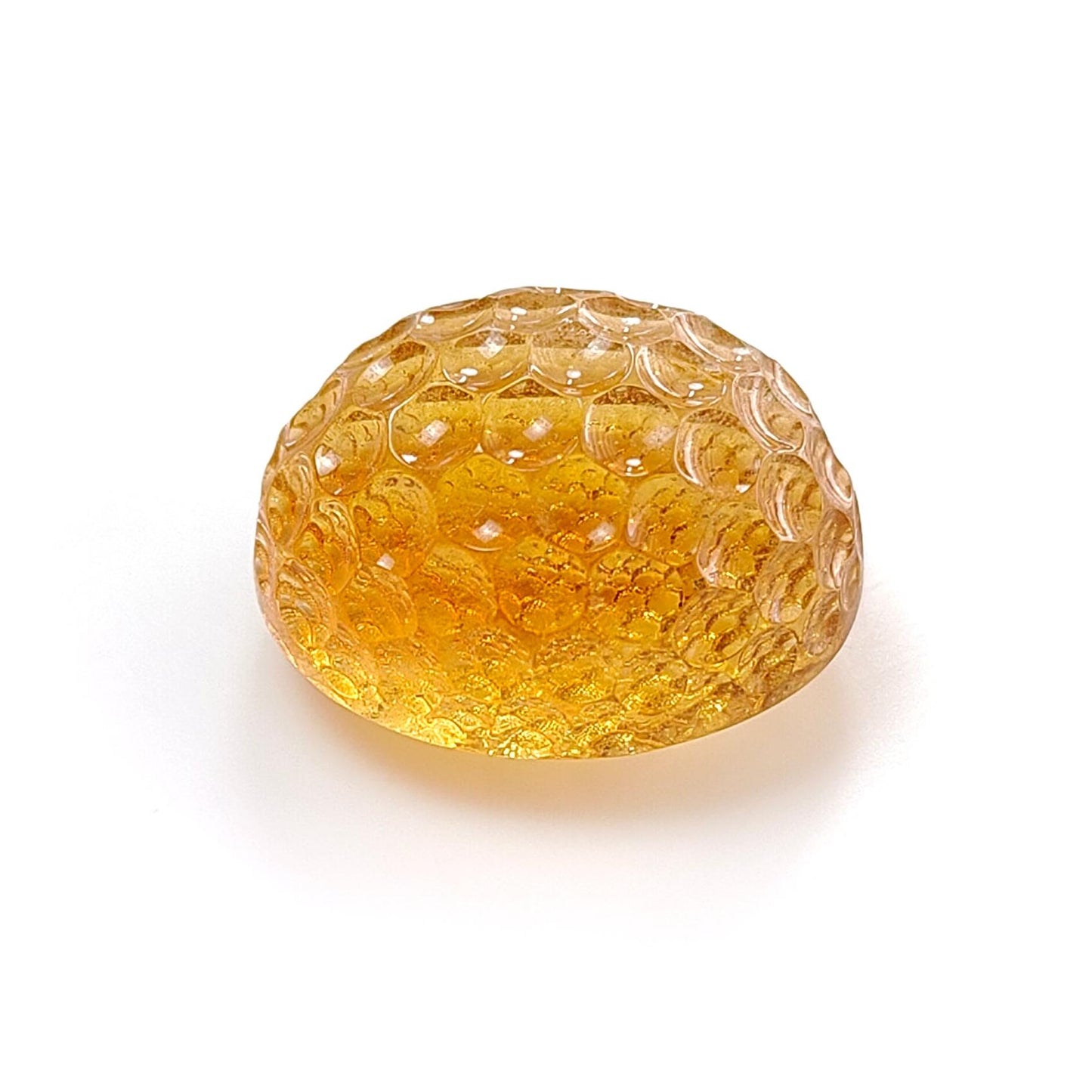 Citrine & Amethyst Quartz Gemstone Carving: Natural Untreated Unheated Yellow Citrine Purple Amethyst Hand Carved Oval Shape 1pc For Jewelry