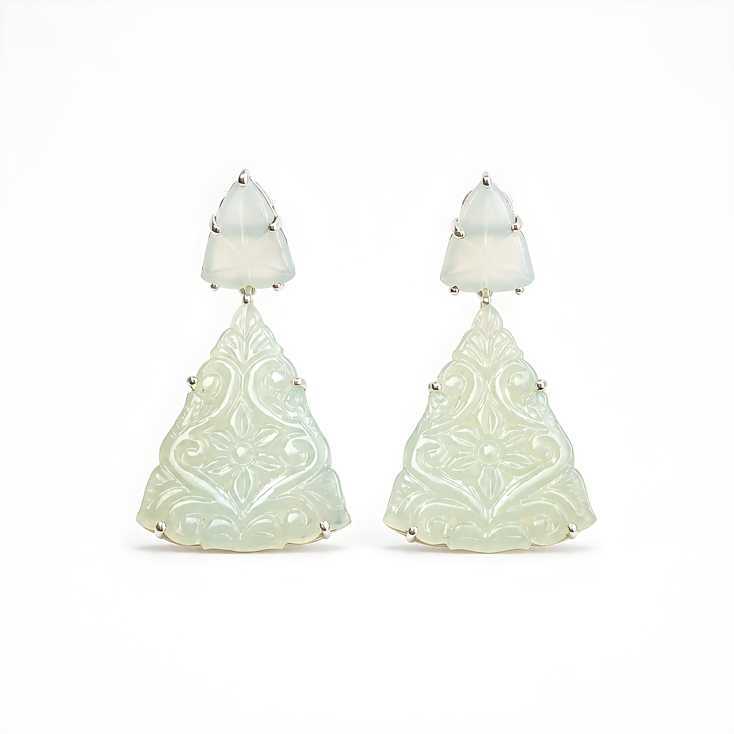 Onyx Gemstone Silver Earring