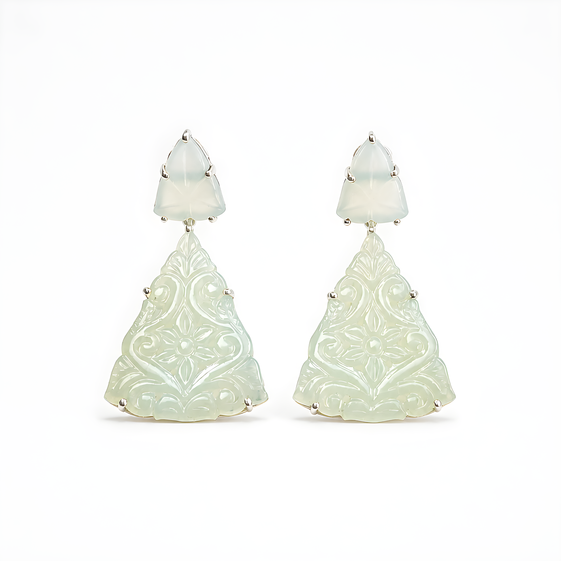 Onyx Gemstone Silver Earring