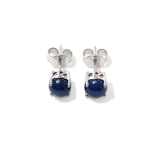 Sapphire Gemstone Silver Earring