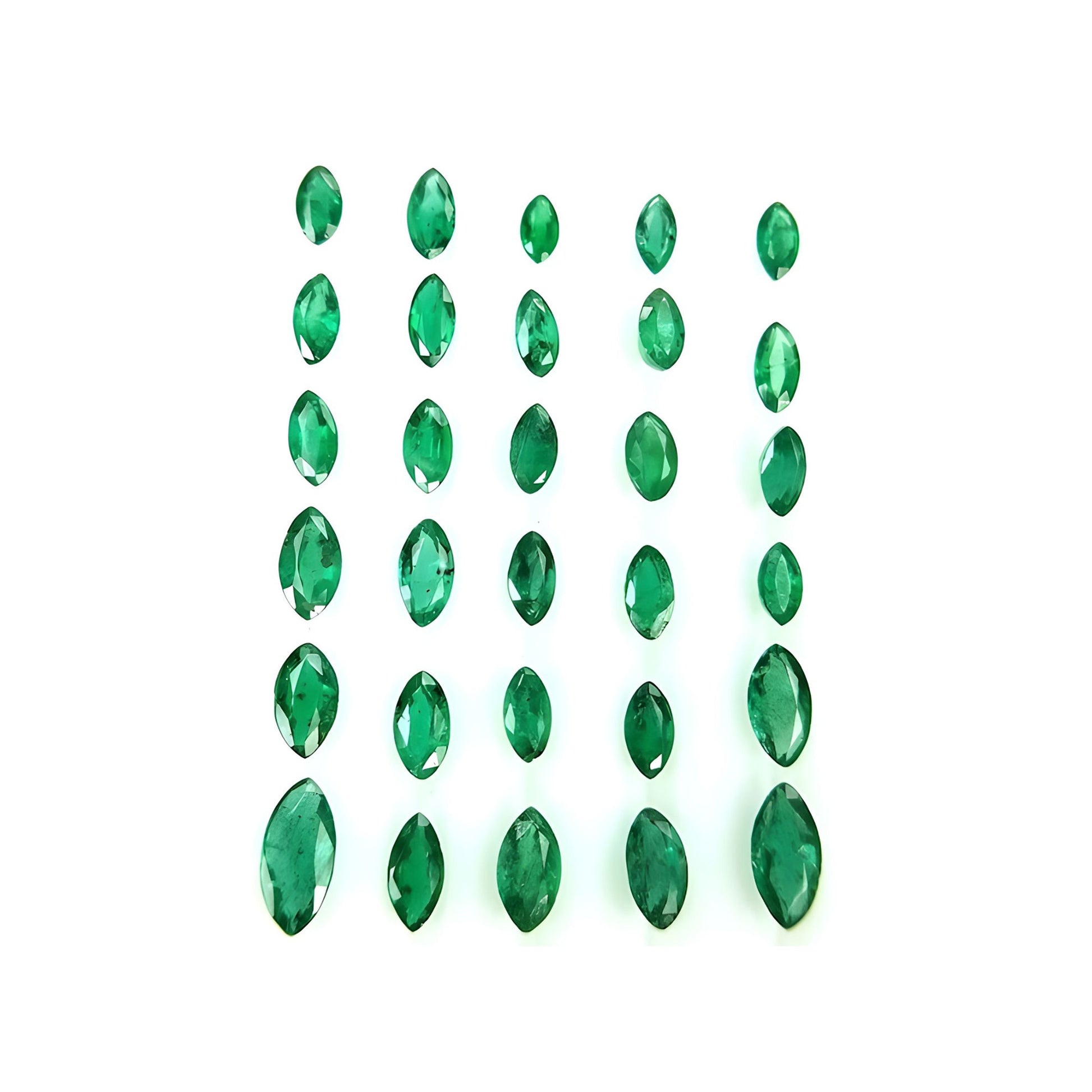 emerald faceted cut gemstone
